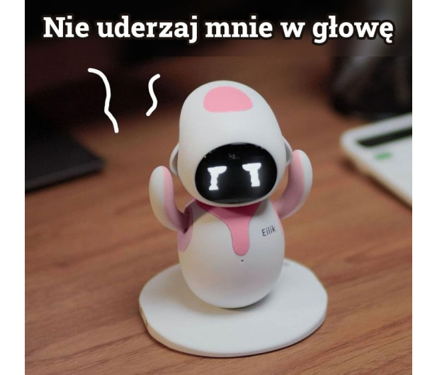 Eilik Desktop Companion Robot Pink - 1593976 - zdjęcie 4